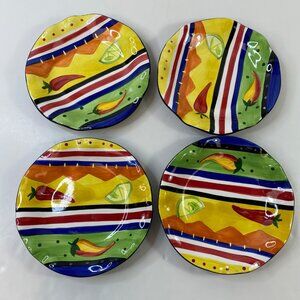 Home Collection Chilli Pepper 8.5" Dinner Plates Set of 4